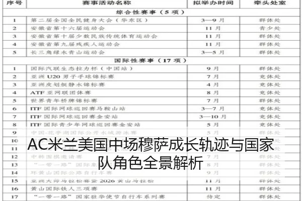 AC米兰美国中场穆萨成长轨迹与国家队角色全景解析